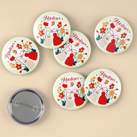 Set 6 insigne - Mărțișor