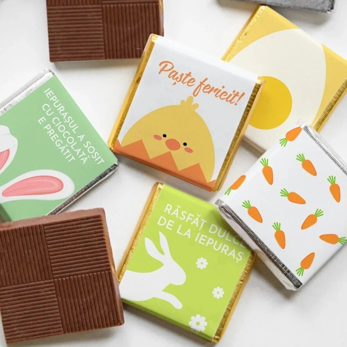 Set cadou corporate personalizat cu logo - Paște fericit