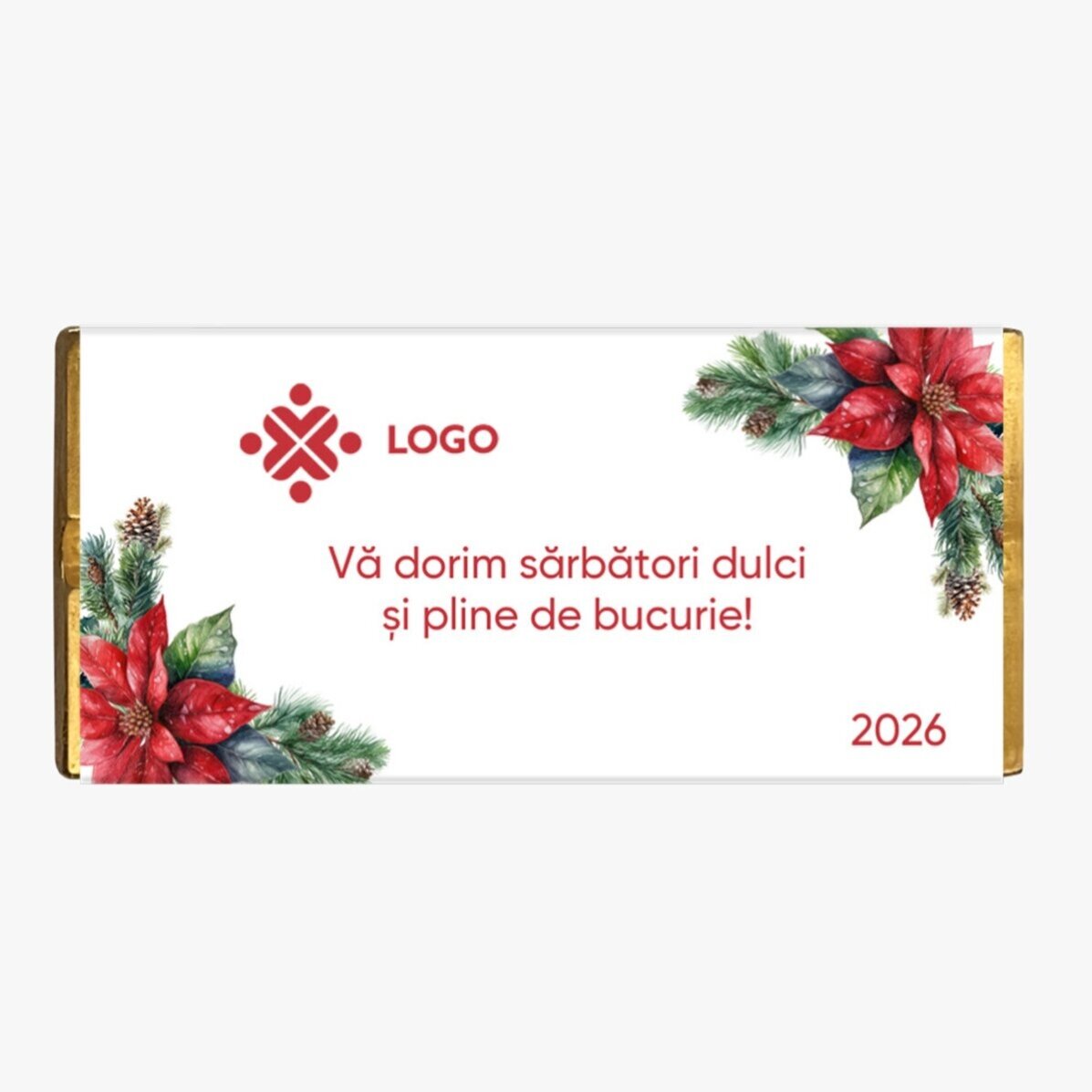 Set cadou de Crăciun personalizat cu logo și mesaj - Christmas