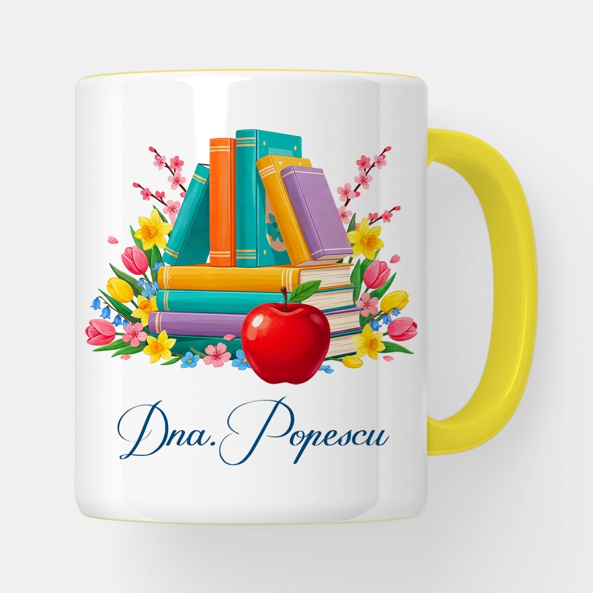 Set cadou pentru profesoare - Cărți și flori