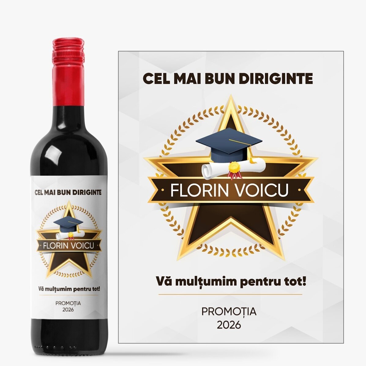 Set cadou pentru profesori/diriginte - Absolvire