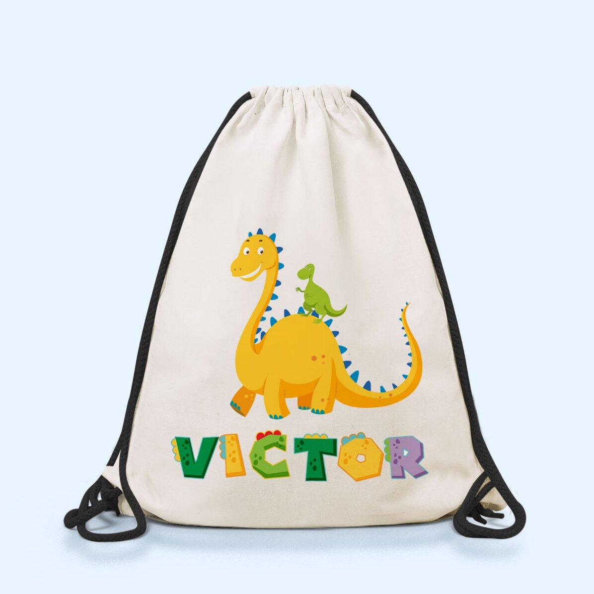 Set personalizat pentru grădiniță sau școală – Dino 