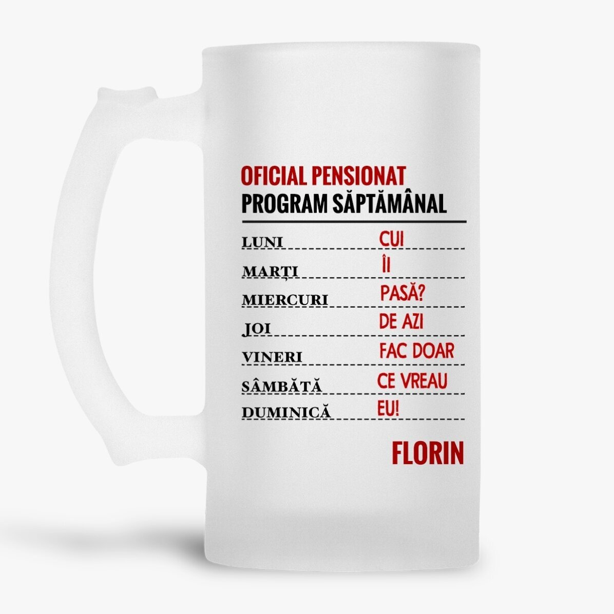 Set cadou personalizat - Legenda s-a pensionat