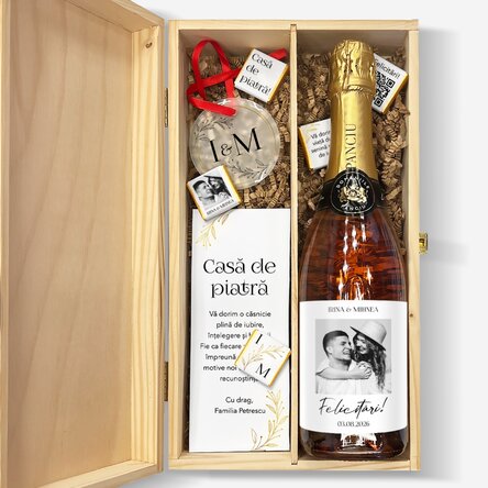 Set cadou personalizat pentru cununie