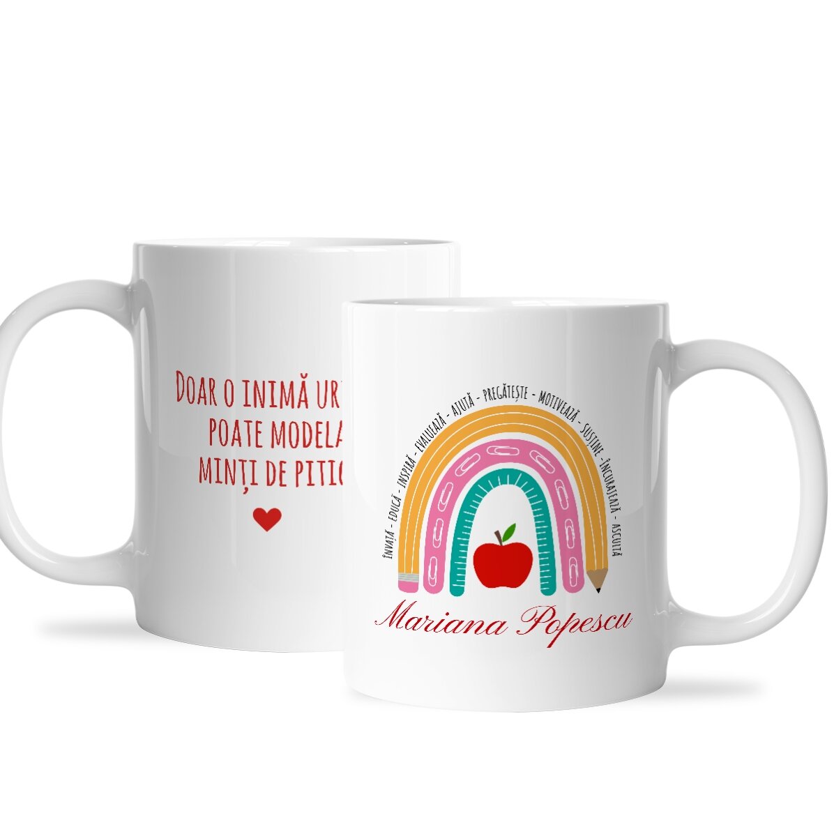 Set cadou personalizat pentru educatoare/profesoare