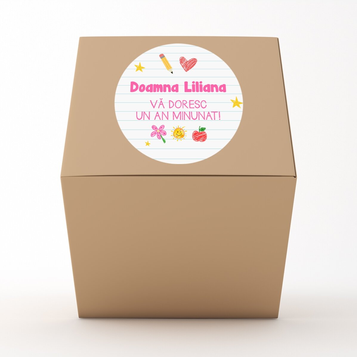 Set cadou personalizat pentru grădiniță - Doamna Educatoare