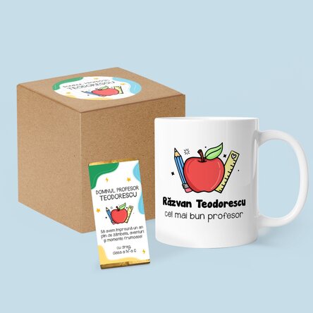 Set cadou personalizat pentru profesori - Noul an școlar
