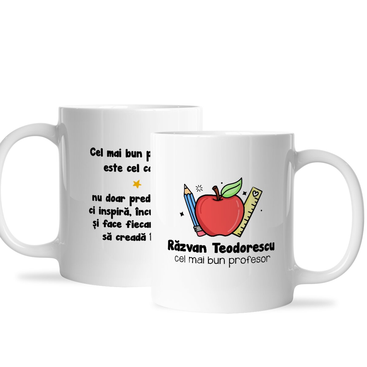Set cadou personalizat pentru noul an școlar - Profesori