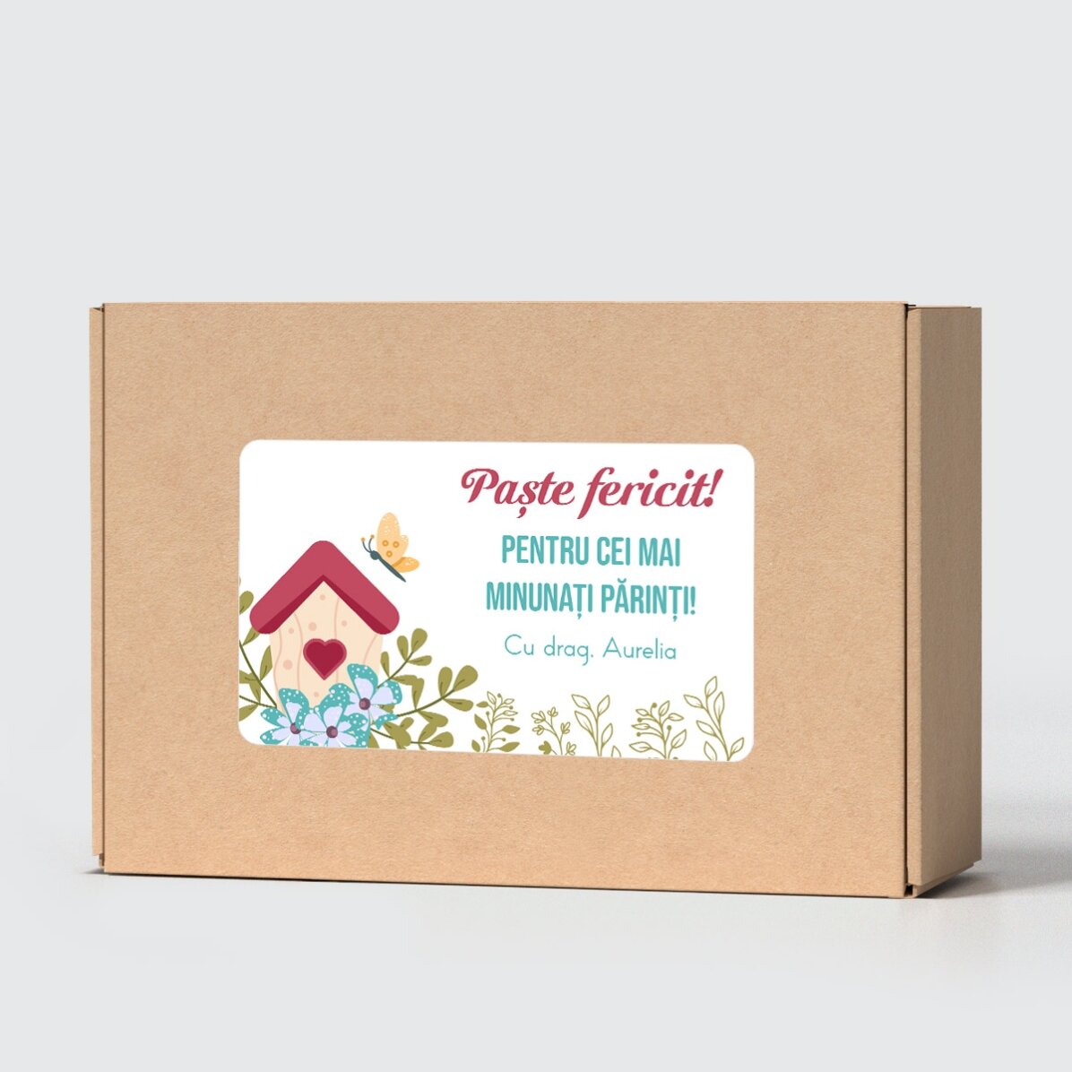 Set cadou personalizat - Acasă de Paște