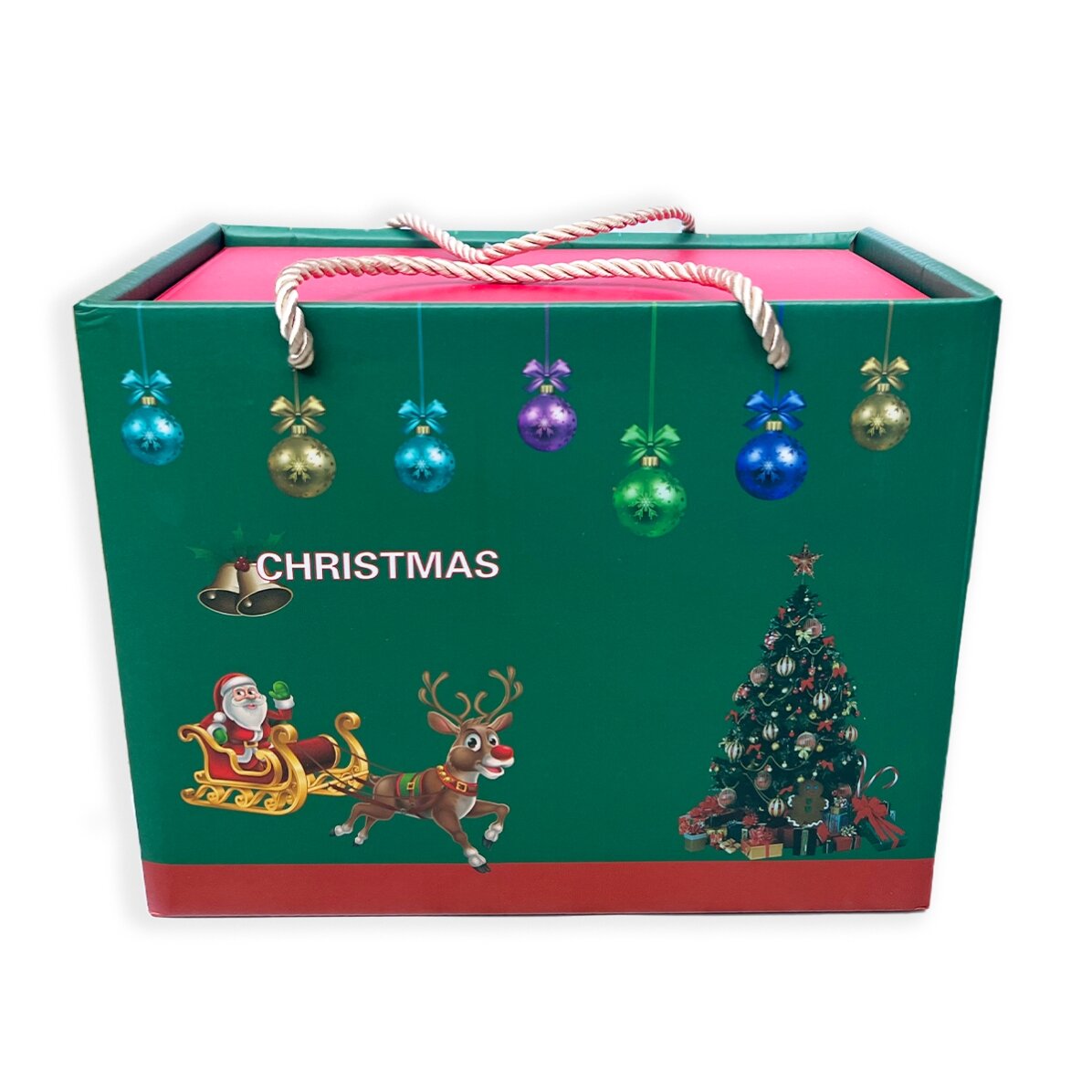 Set cadou de 2 căni și ceainic de Crăciun 