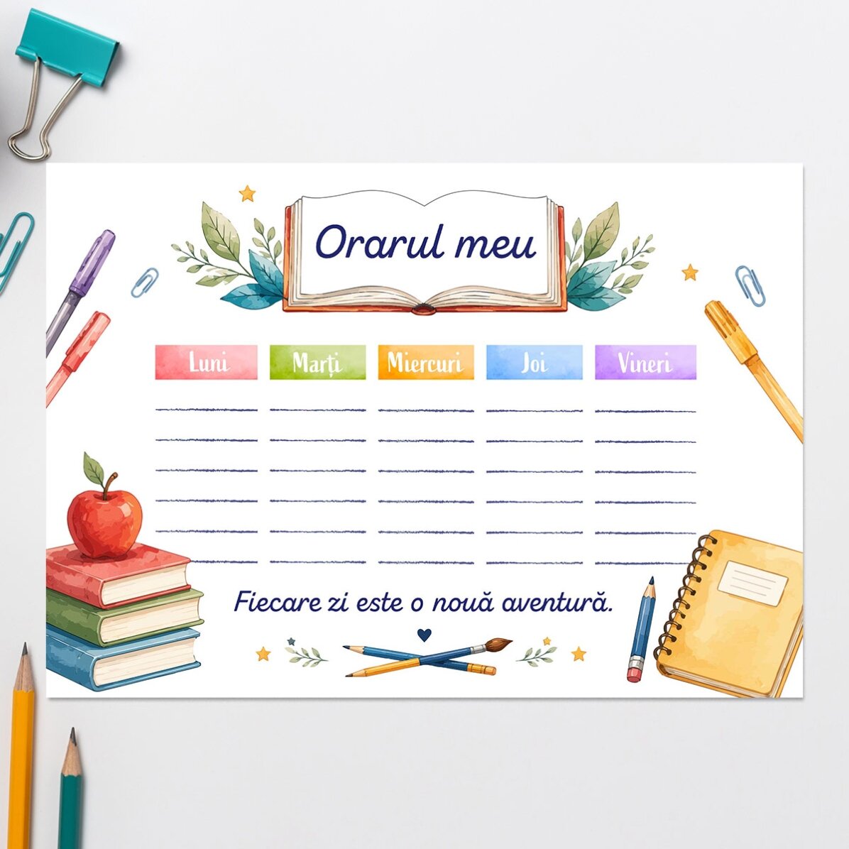 Set personalizat pentru școală – Welcome back