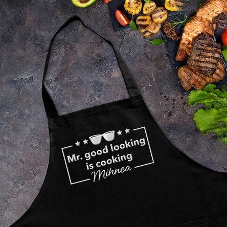 Șorț personalizat cu mesaj - Good looking