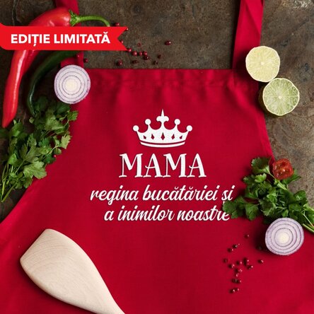 Șorț brodat pentru Mama