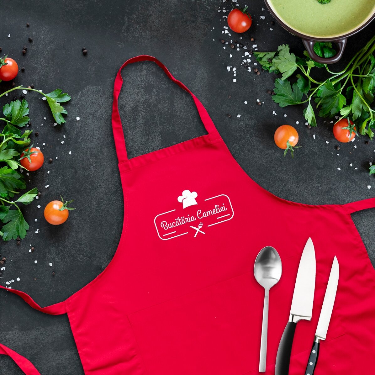 Șorț personalizat - Logo pentru bucătari