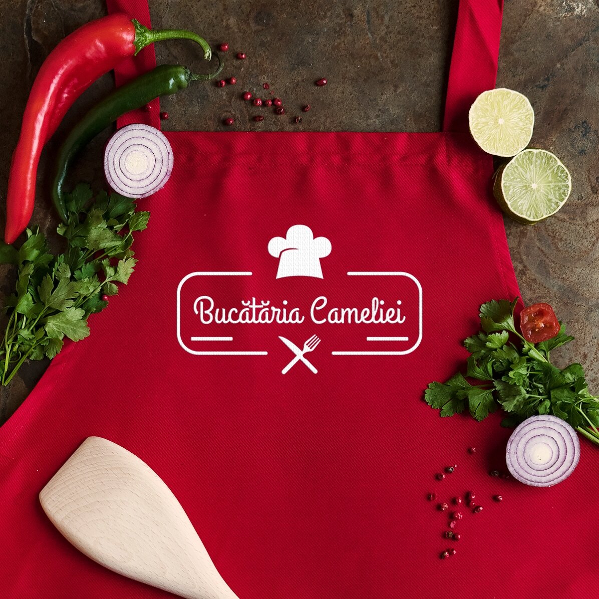 Șorț personalizat - Logo pentru bucătari