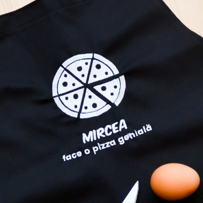 Șorț personalizat pentru iubitorii de pizza