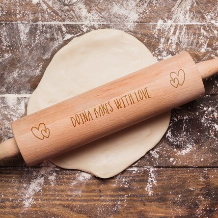 Sucitor de lemn personalizat - Bake with love