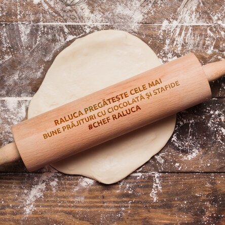 Sucitor de lemn personalizat cu mesaj