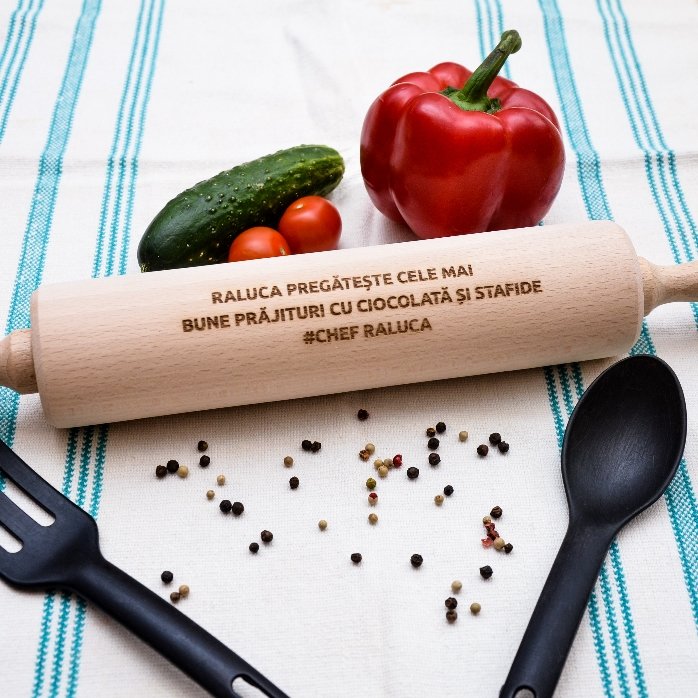 Sucitor de lemn personalizat cu mesaj