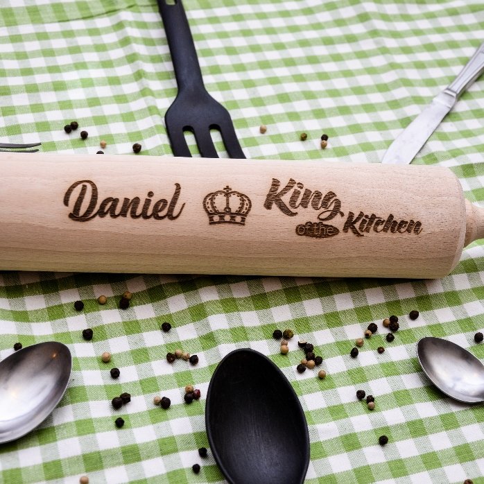 Sucitor de lemn personalizat - King of the Kitchen
