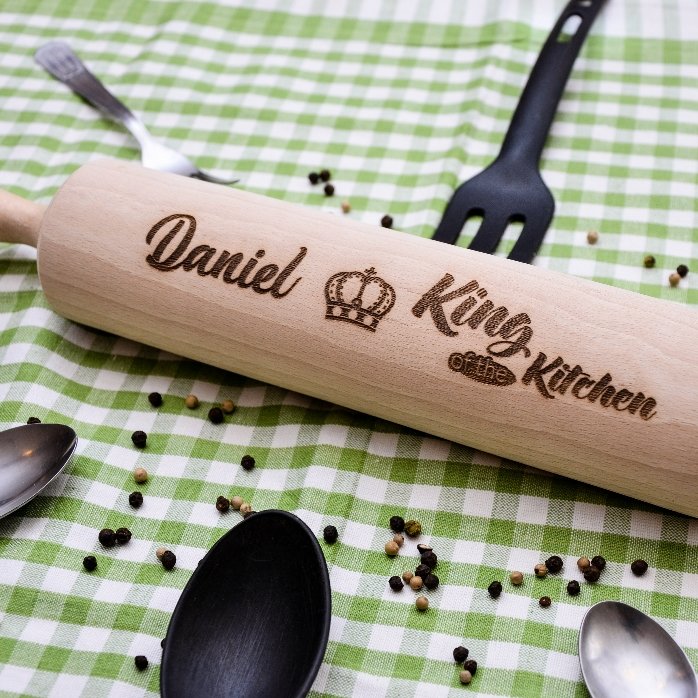 Sucitor de lemn personalizat - King of the Kitchen