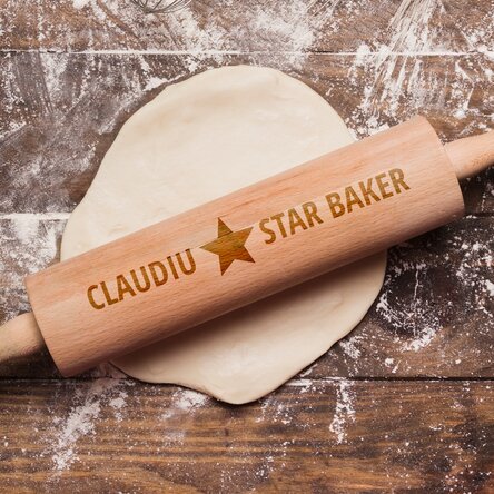 Sucitor de lemn personalizat  - Star Baker
