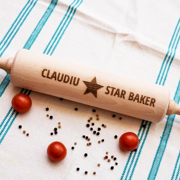 Sucitor de lemn personalizat  - Star Baker