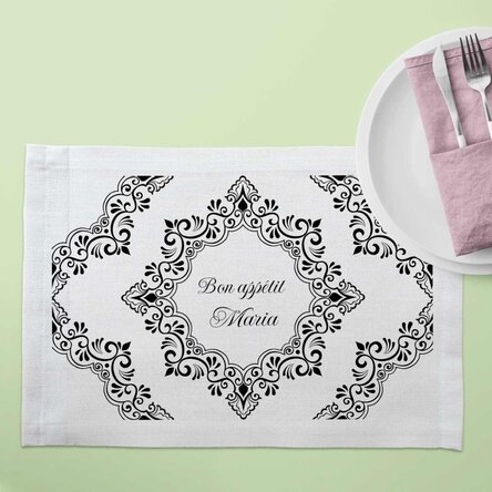 Suport pentru farfurie personalizat - Bon appétit