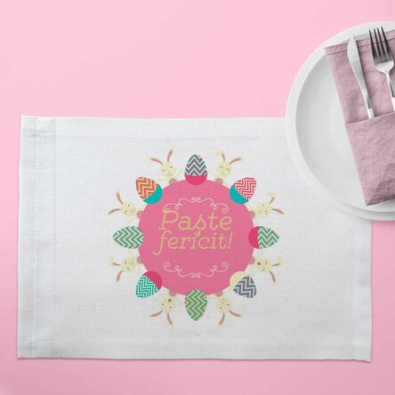 Suport pentru farfurie personalizat - Easter bunny