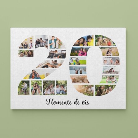 Tablou canvas landscape personalizat cu poze și text - 20