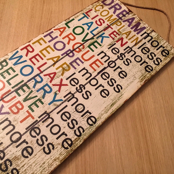 Tablou lemn more - less