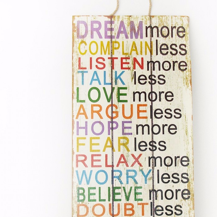 Tablou lemn more - less