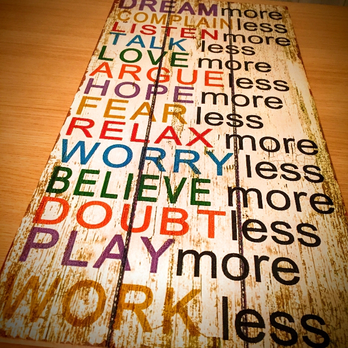 Tablou lemn more - less