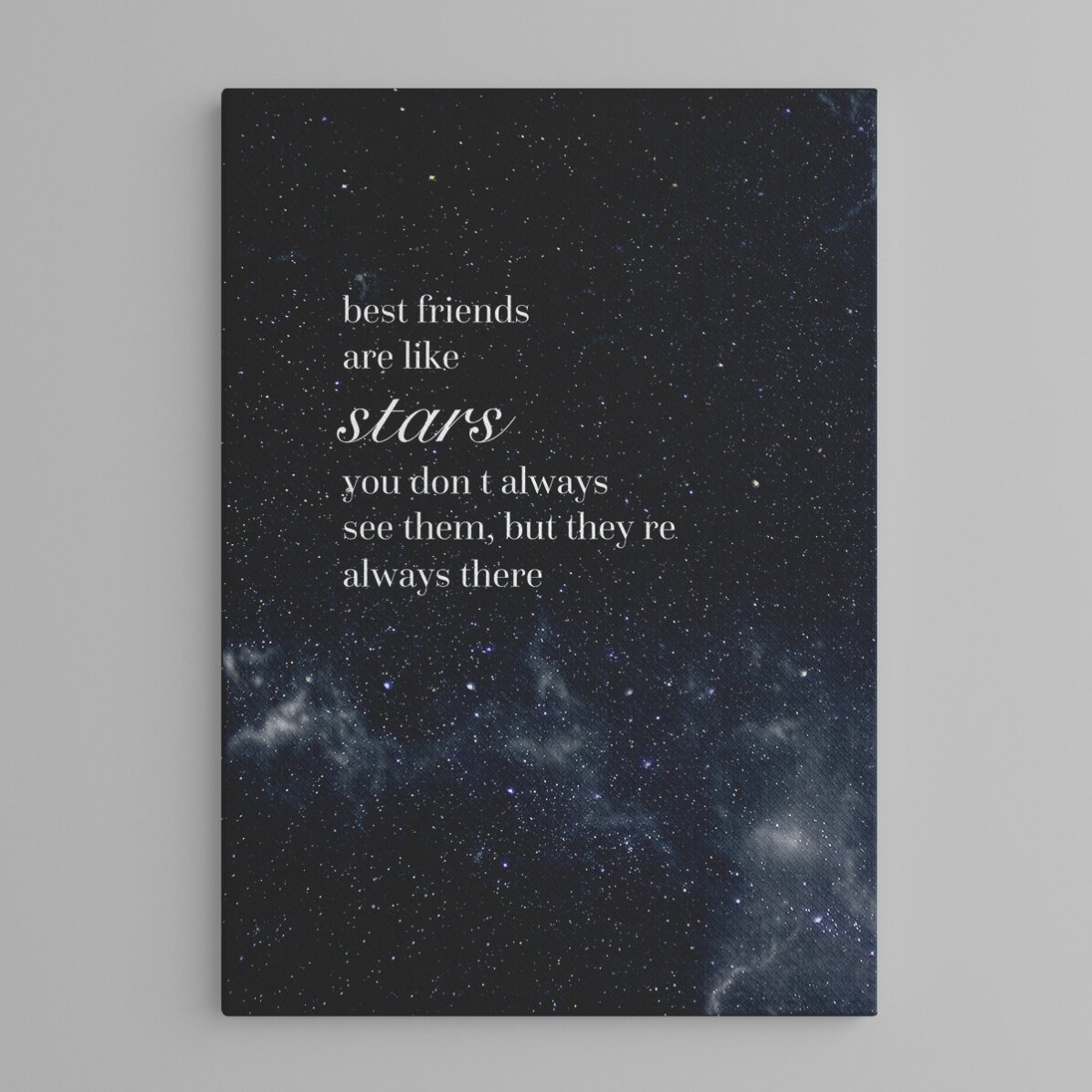 Tablou personalizat cu text - Best Friends