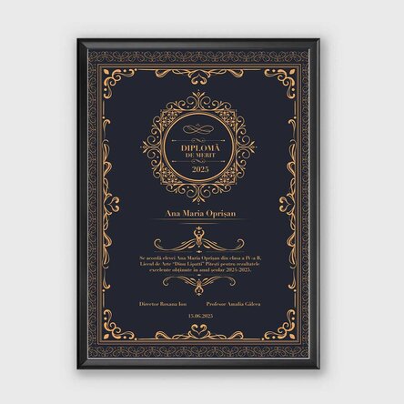 Tablou personalizat - Diplomă