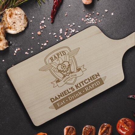 Tocător personalizat FC Rapid - Eat, drink, Rapid.