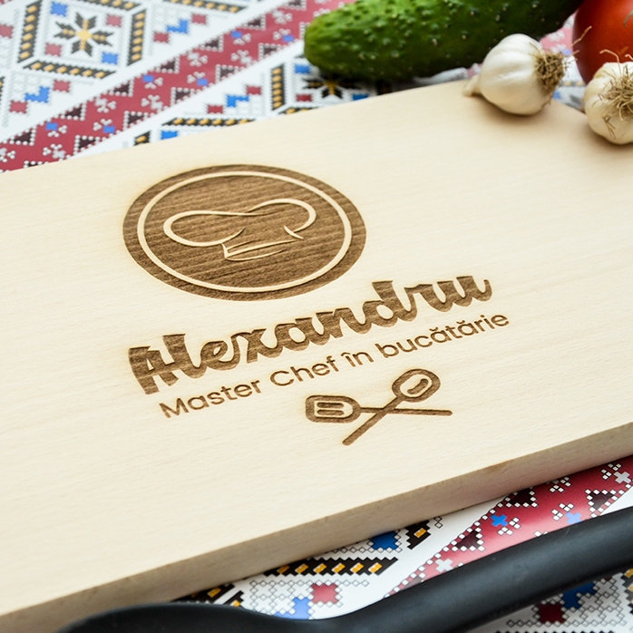 Tocător personalizat - Master Chef în bucătărie