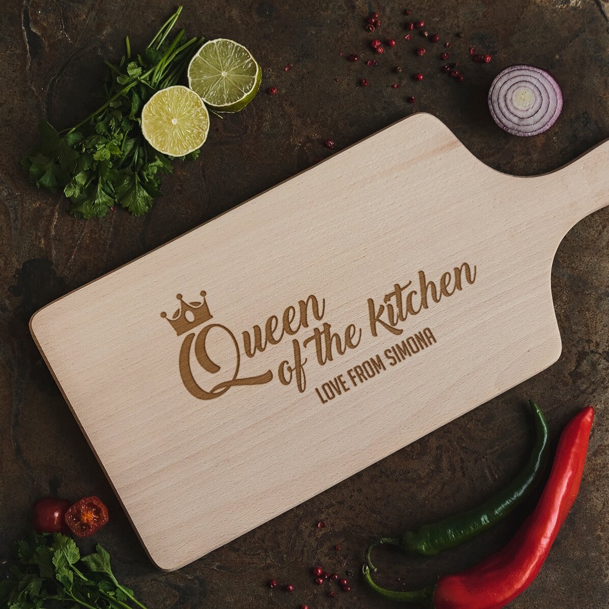 Tocător personalizat - Queen Of The Kitchen