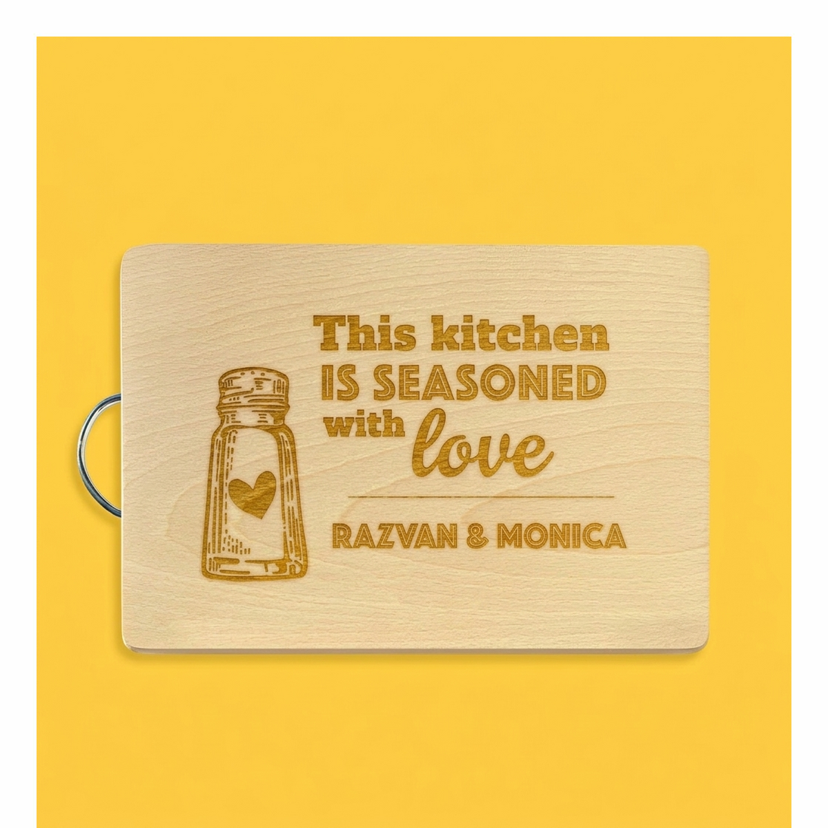 Tocătoare dreptunghiulare cu mâner personalizate