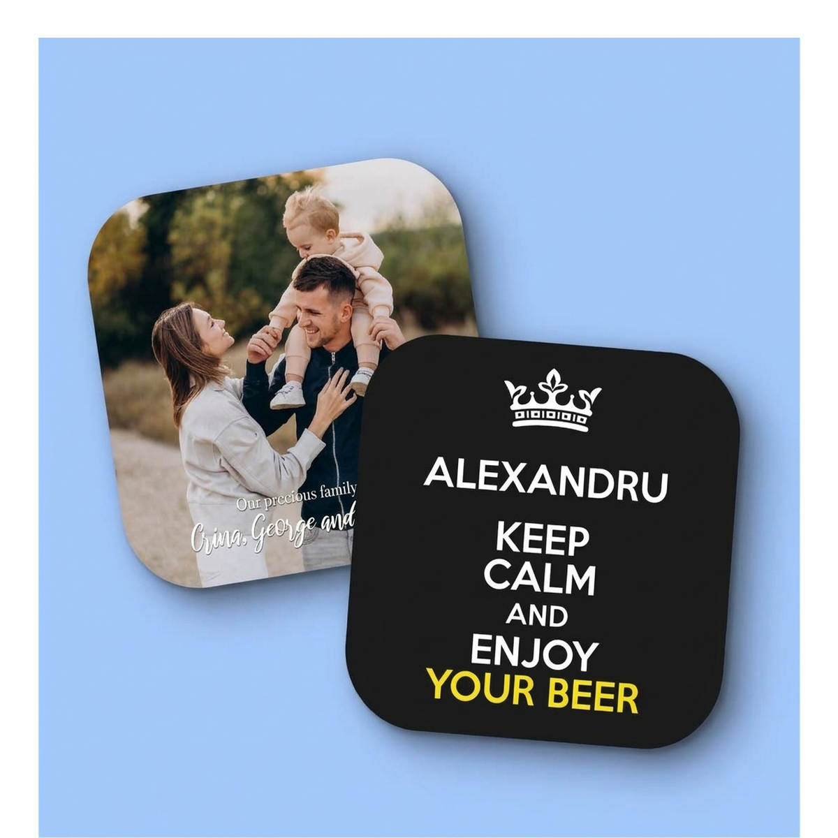 Suporturi personalizate pentru pahare