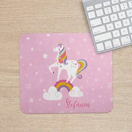 Személyre szabott egérpad szöveggel - Unicorn