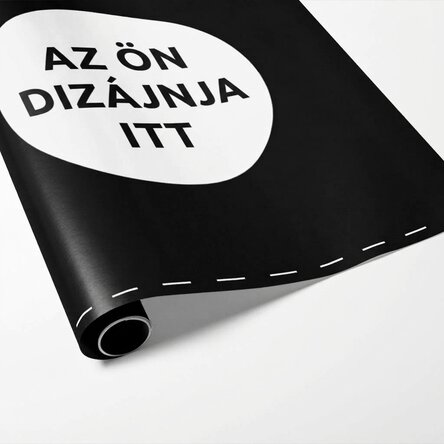 Személyre szabott ajándékcsomagoló papír a saját grafikáiddal