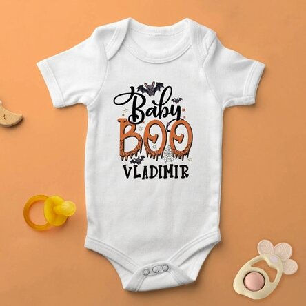 Személyre szabott baba body névvel - Baby Boo