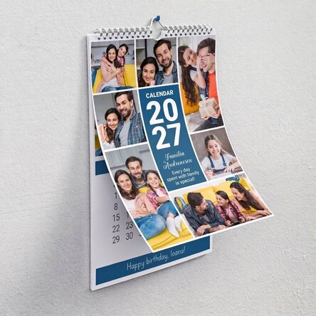 Personalised calendar with photos and message - Moments together