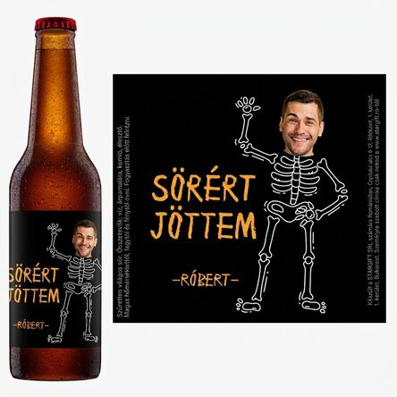 Személyre szabott sör fotóval és üzenettel – Itt a sörért