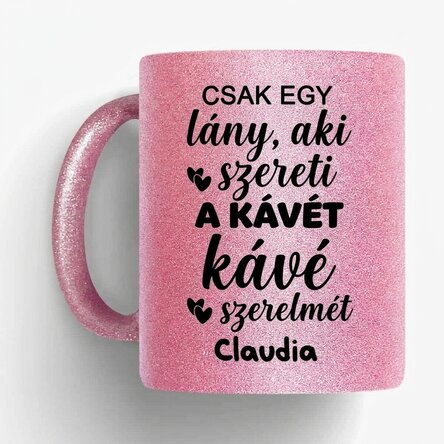 Személyre szabott bögre szöveggel - Szerelem