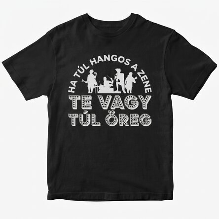 Egyedi pamut póló - Zene