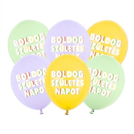 6 darabos lufi szett - Boldog születésnapot!