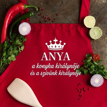 Hímzett kötény anyának