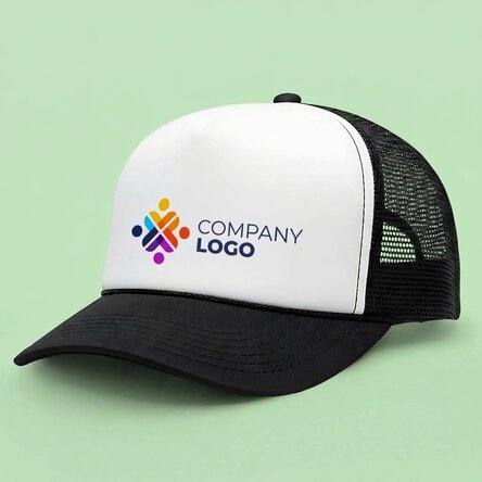Personalised cap with logo